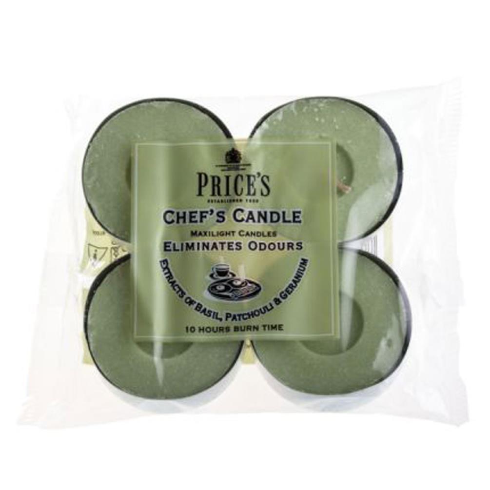 Price's Chefs Maxi Tealights (Pack of 4) £3.39